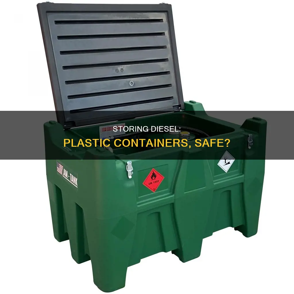 is it safe to store diesel in plastic containers