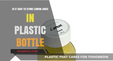 Is Storing Lemon Juice in Plastic Bottles Safe? Find Out