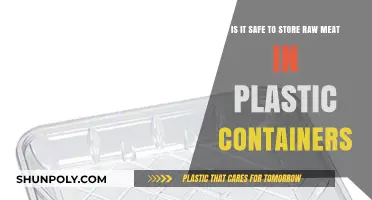 Storing Raw Meat: Plastic Containers Safe?
