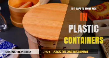 Storing Rice: Plastic Containers, Safe or Not?