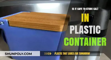 Storing Salt: Plastic Containers, Safe or Not?