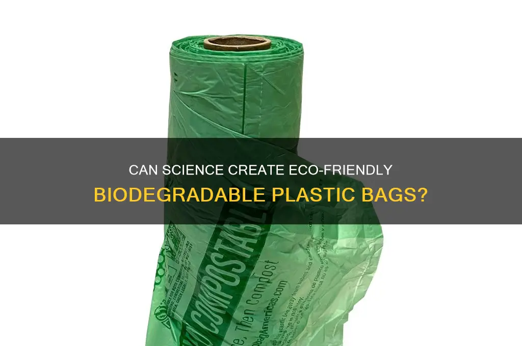 is it scientifically possible to manufacture biodegradable plastic bags