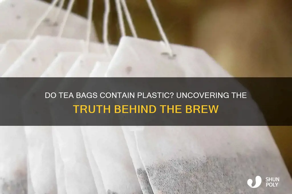 is it true that tea bags have plastic in them