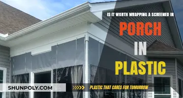 Enhancing Comfort: The Pros and Cons of Wrapping a Screened Porch in Plastic