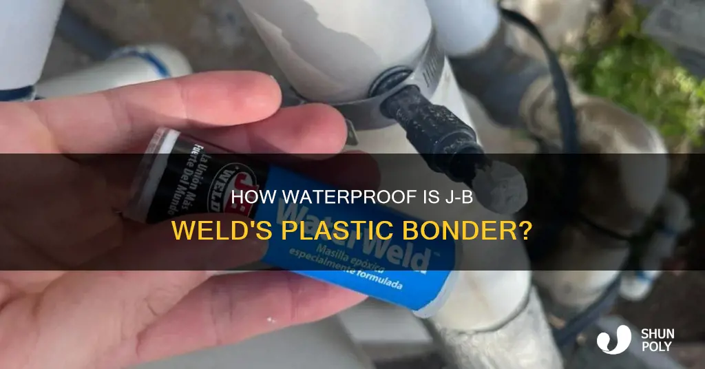 is j-b weld plastic bonder waterproof