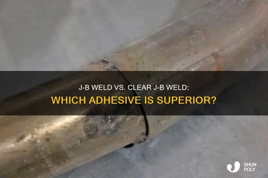 is j-b weld plastic or clear j-b weld better