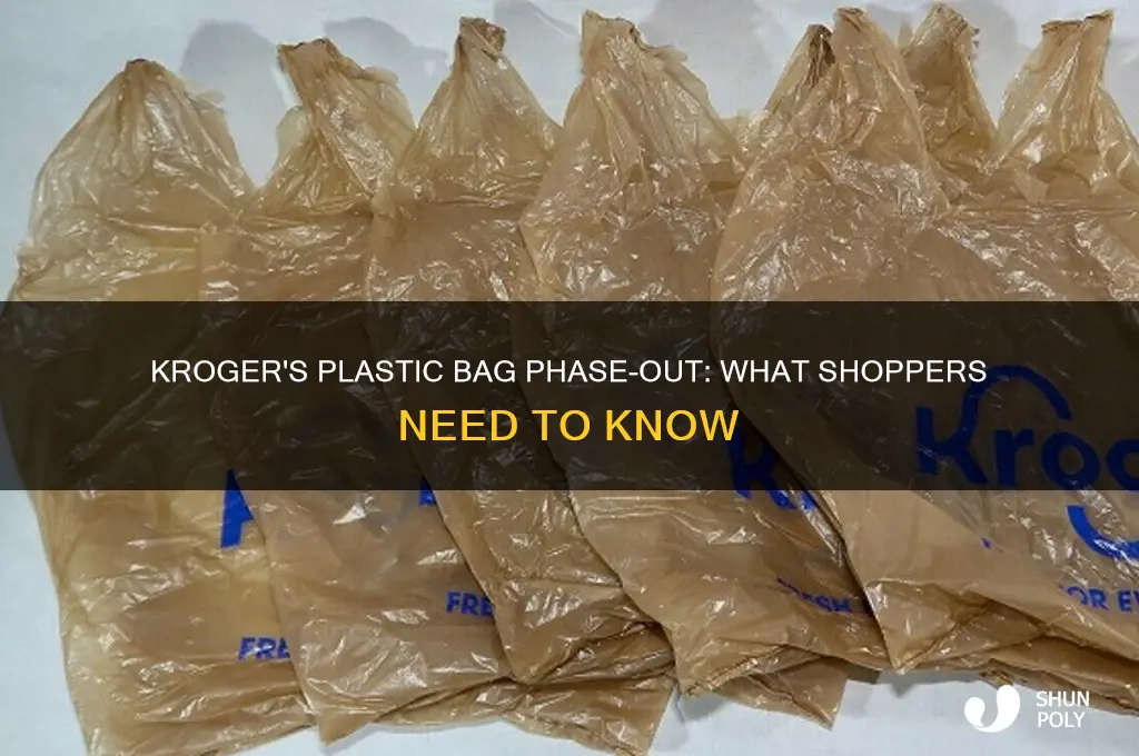 is kroger doing away with plastic bags