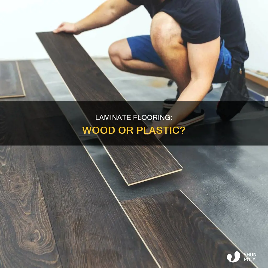is laminate flooring wood or plastic