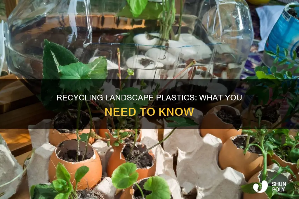 is landscape plastic recyclable