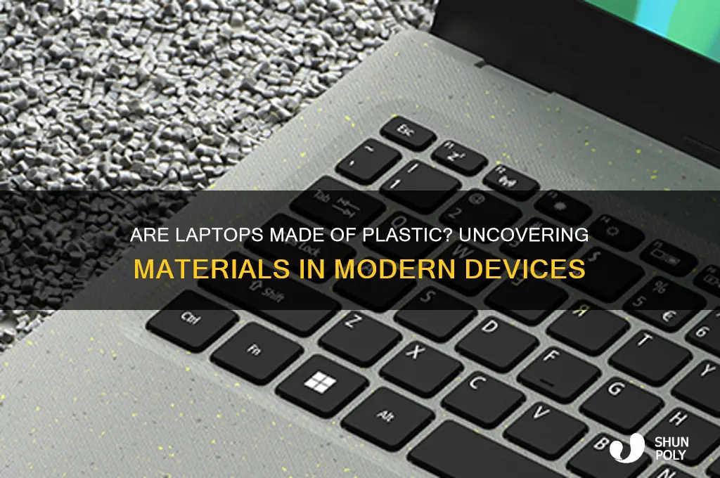 is laptop made of plastic