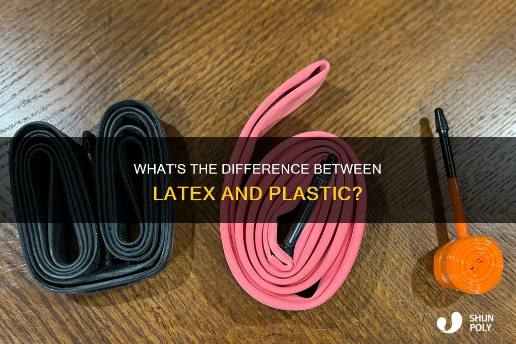 is latex and plastic the same