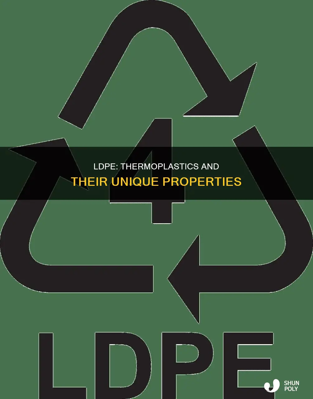is ldpe a thermoplastic or thermoset plastic