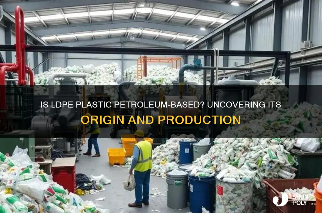 is ldpe plastic made from petroleum