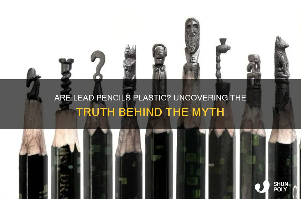 is lead pencil made of plastic