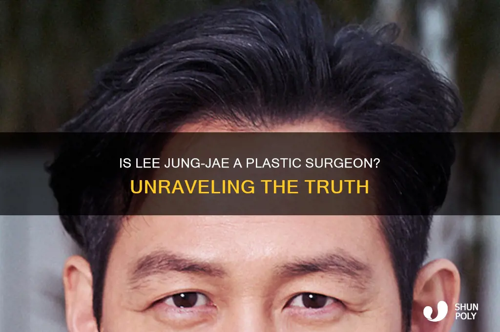 is lee jung-jae a plastic surgeon
