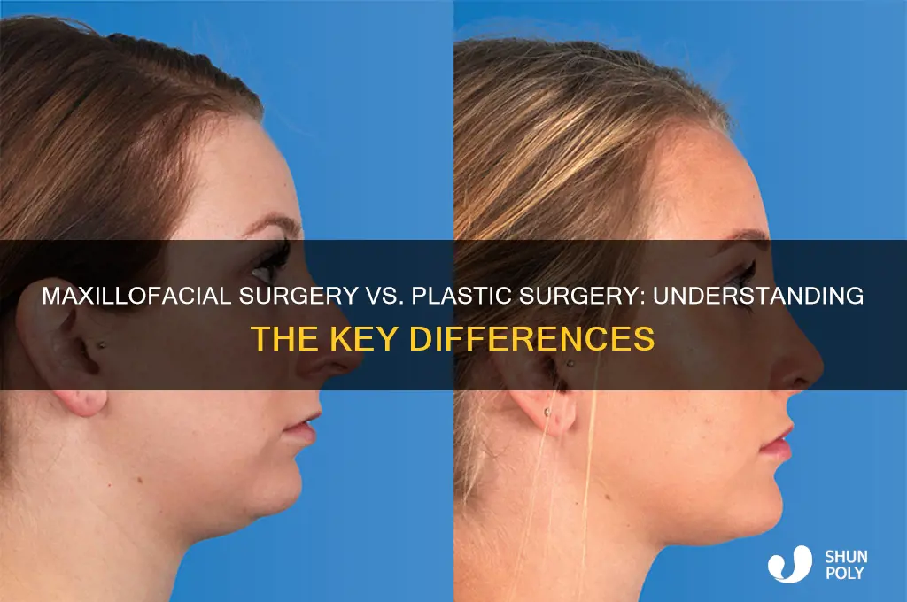 is maxillofacial surgery plastic surgery