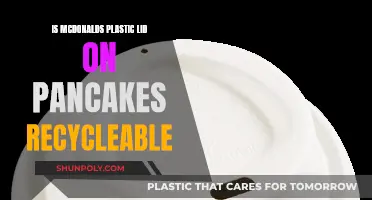 Are McDonald's Plastic Pancake Lids Recyclable?