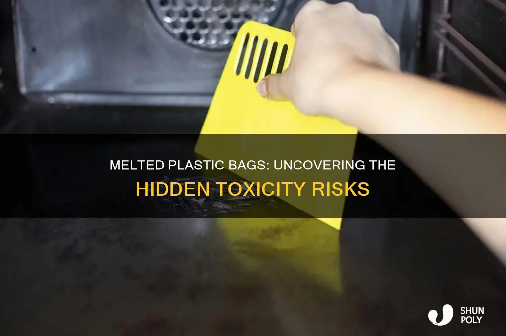 is melted plastic bag toxic