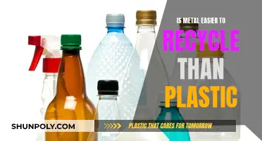The Ease of Recycling Metal Over Plastic
