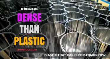 The Density Debate: Metal vs Plastic