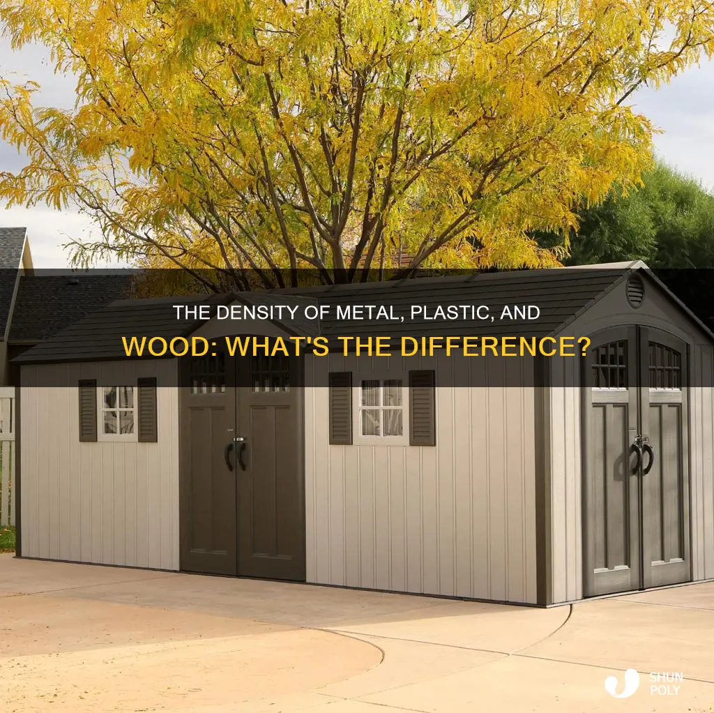 is metal plastic and wood dence