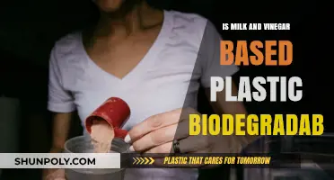Milk and Vinegar Plastics: Biodegradable or Not?