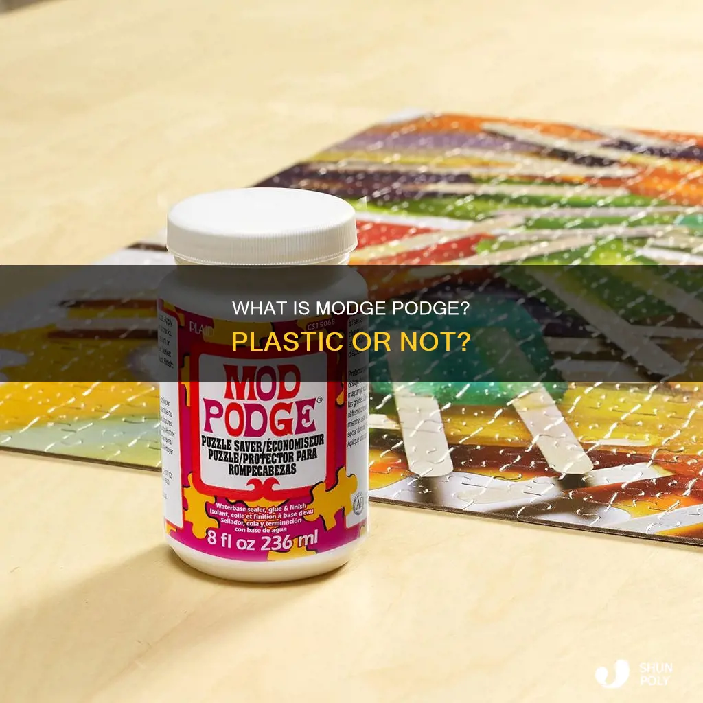 is modge podge a plastic material