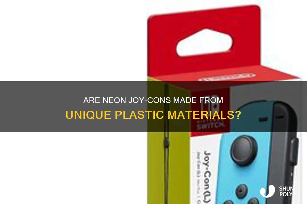 is neon joycons made out of a different plastic