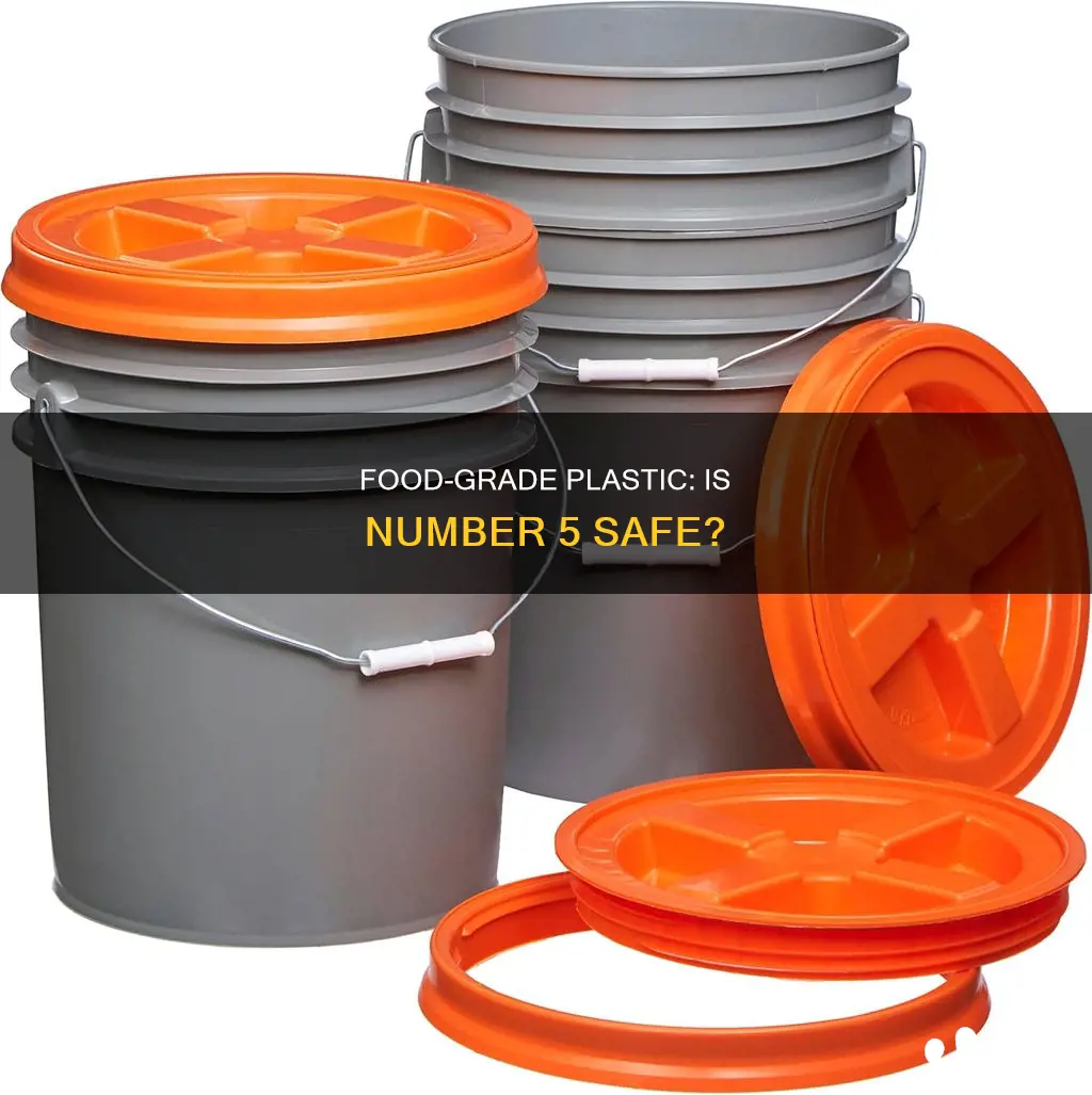 is number 5 plastic food grade