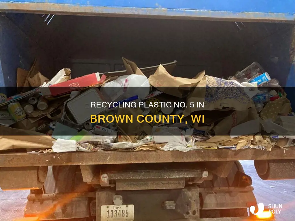is number 5 plastic recyclable brown county wi