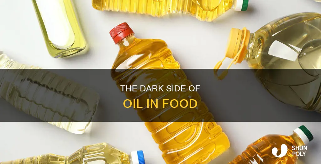 is oil in food like plastic
