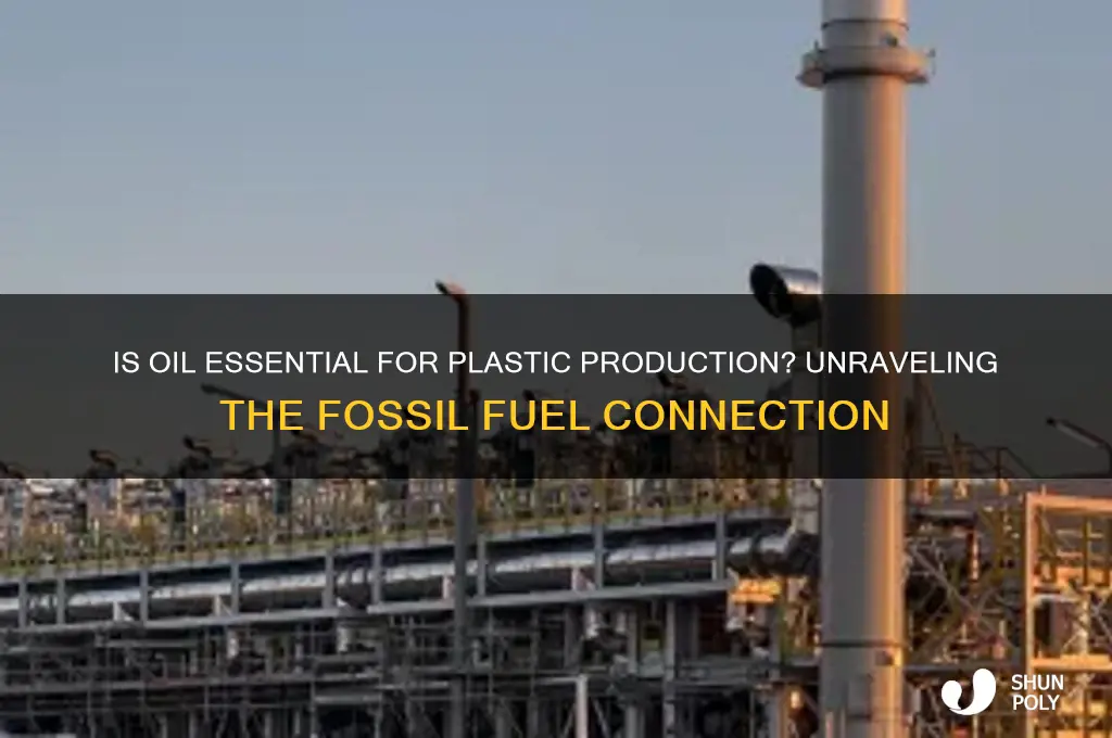 is oil needed to make plastic