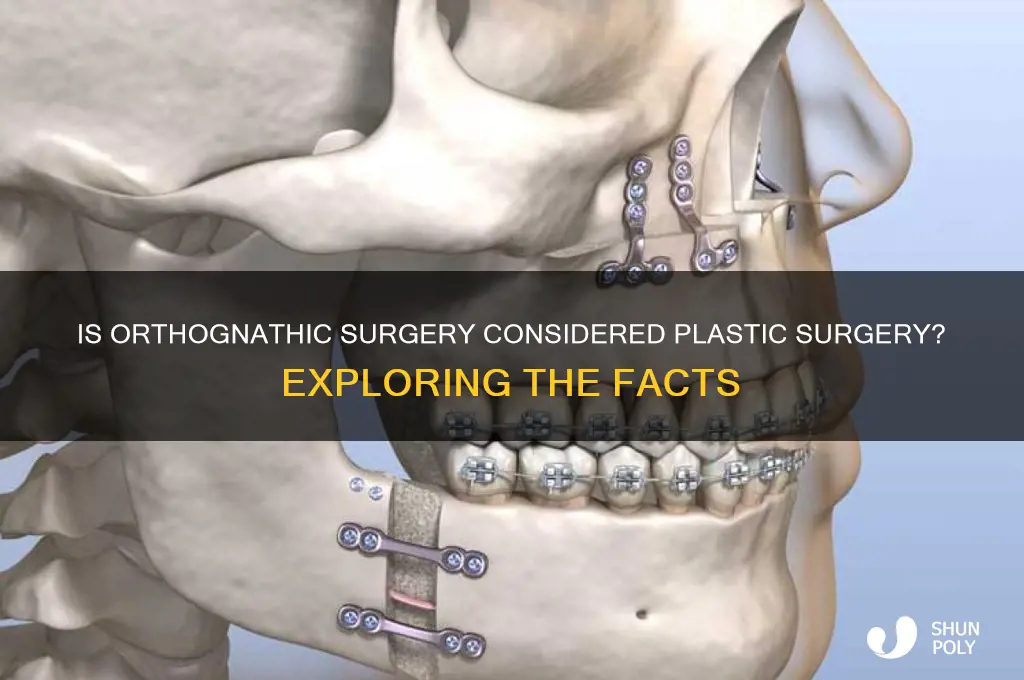 is orthognathic surgery plastic surgery