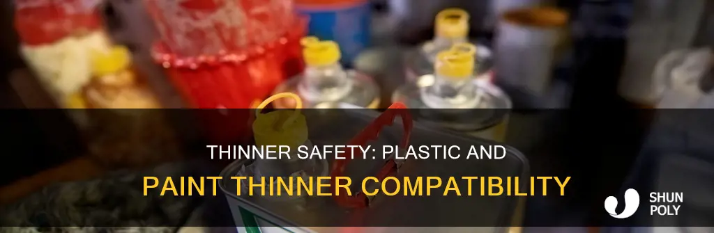 is paint thinner safe for plastic