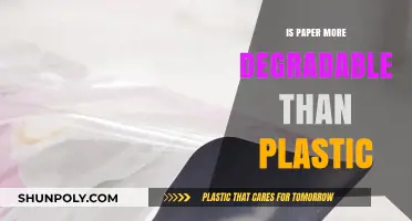 Paper vs Plastic: Degradation Face-off