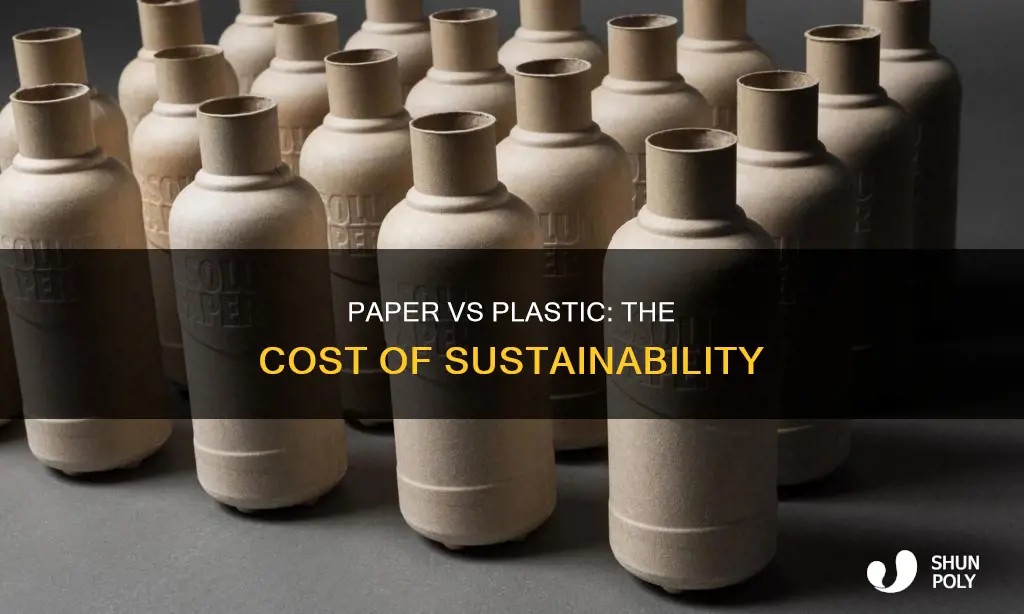 is paper more expensive than plastic