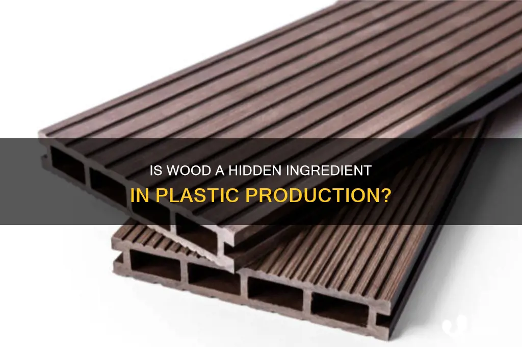 is part of plastic made from wood