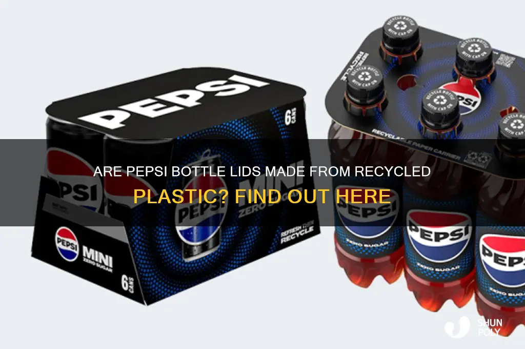 is pepsi bottle lids recycled plastic