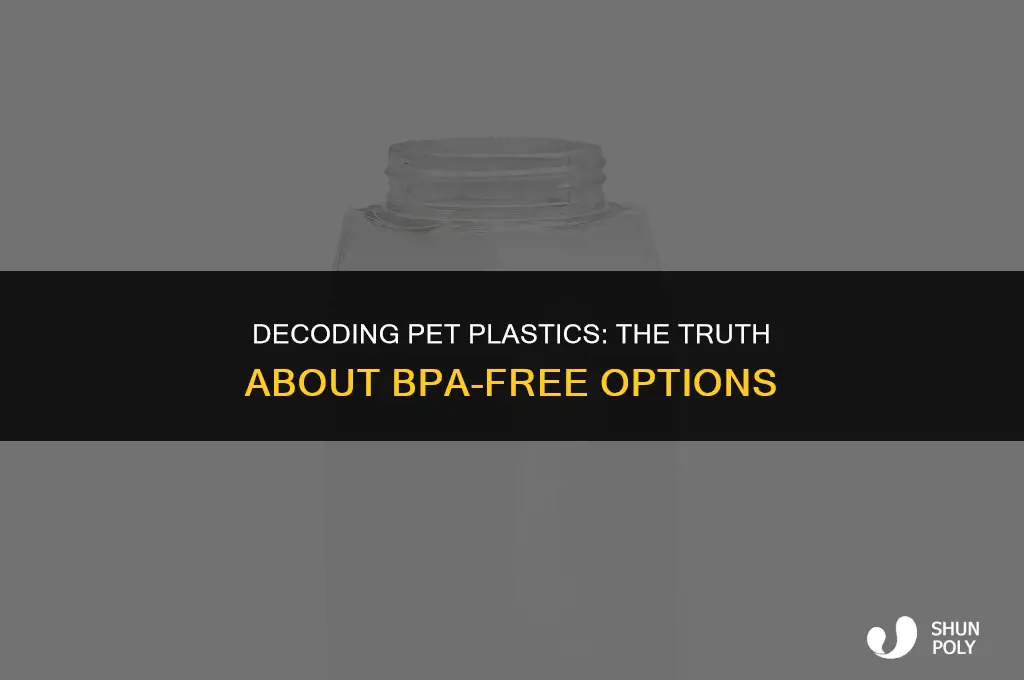 is pet plastic bpa free