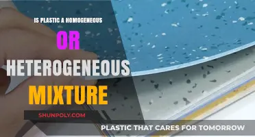 Plastic Mixtures: Homogeneous or Heterogeneous?