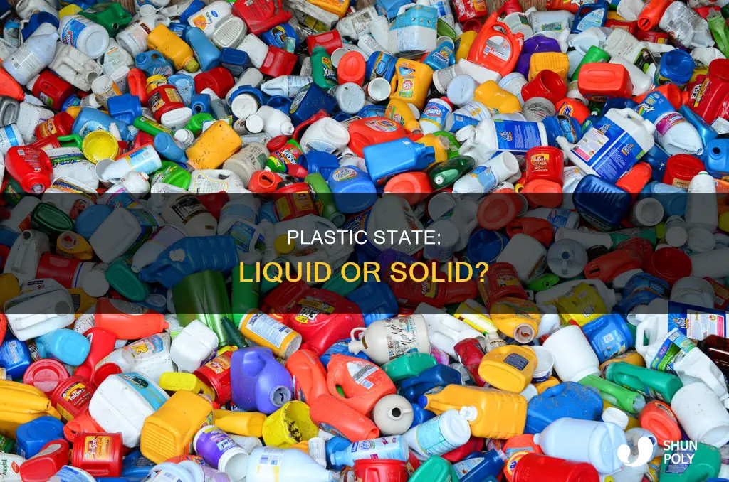 is plastic a liquid or solid