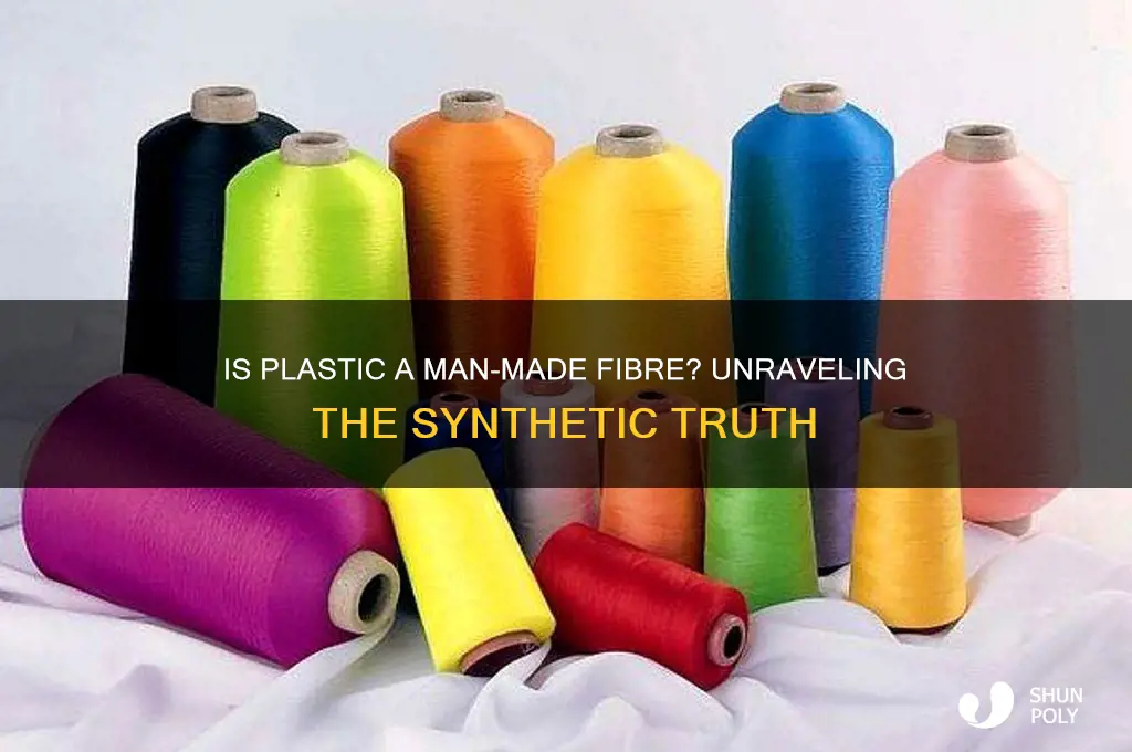 is plastic a man made fibre
