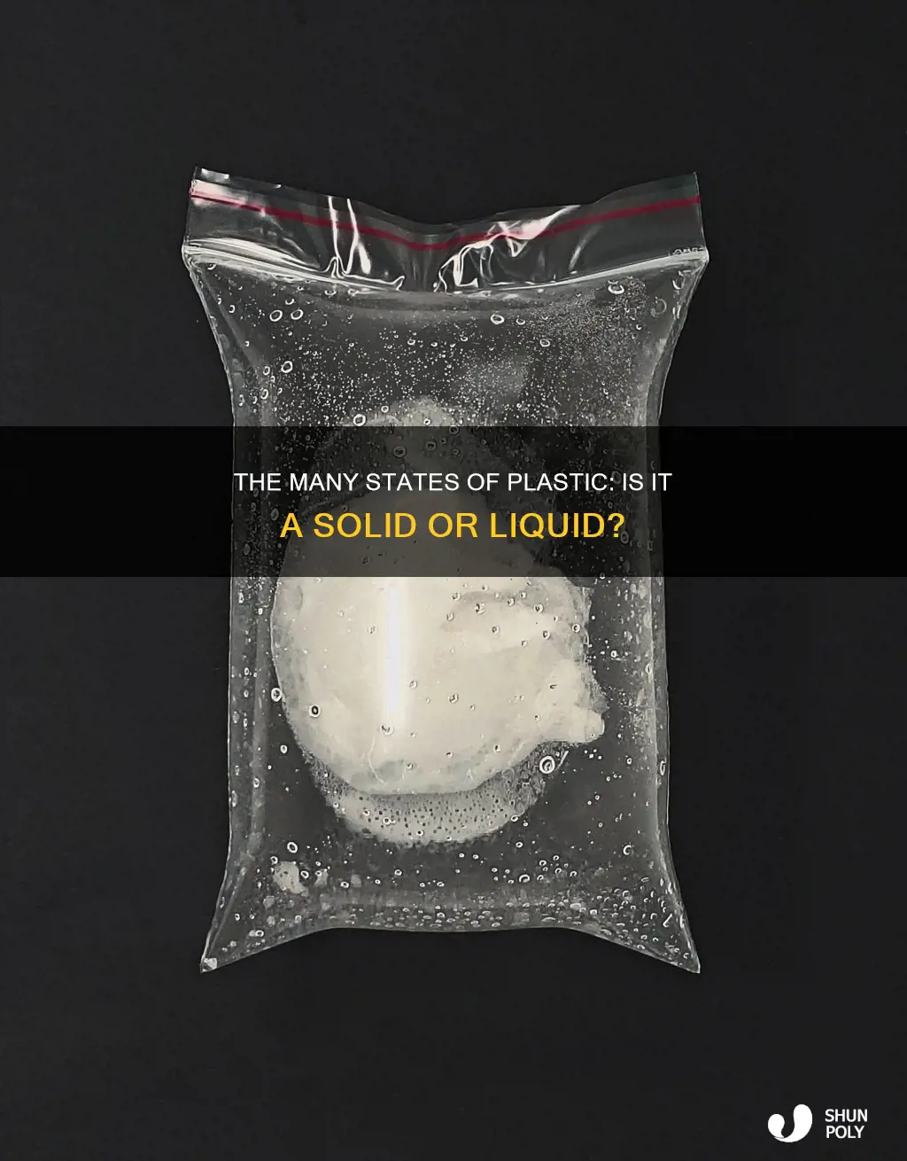 is plastic a state of matter