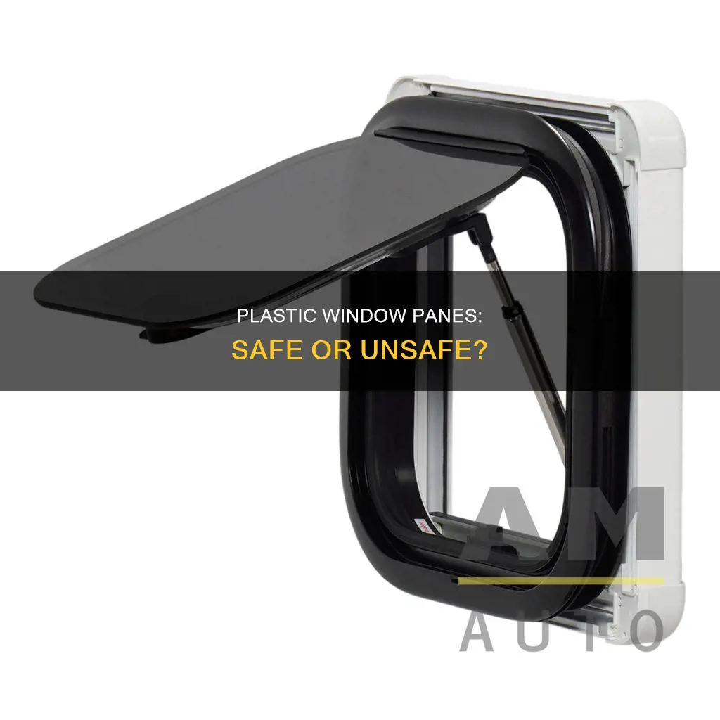is plastic allowed for window pane