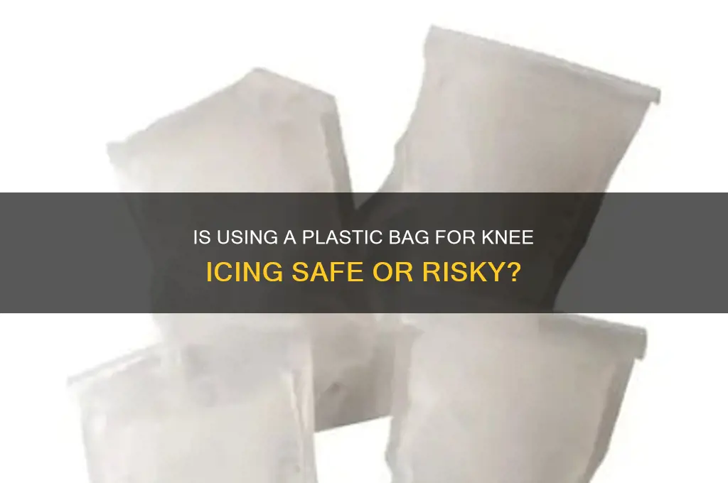 is plastic bag ok to ice knee