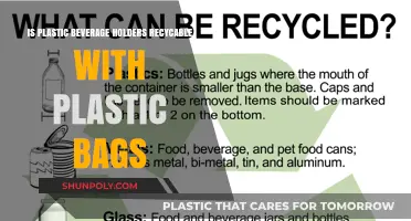 Can Plastic Beverage Holders Be Recycled with Plastic Bags?