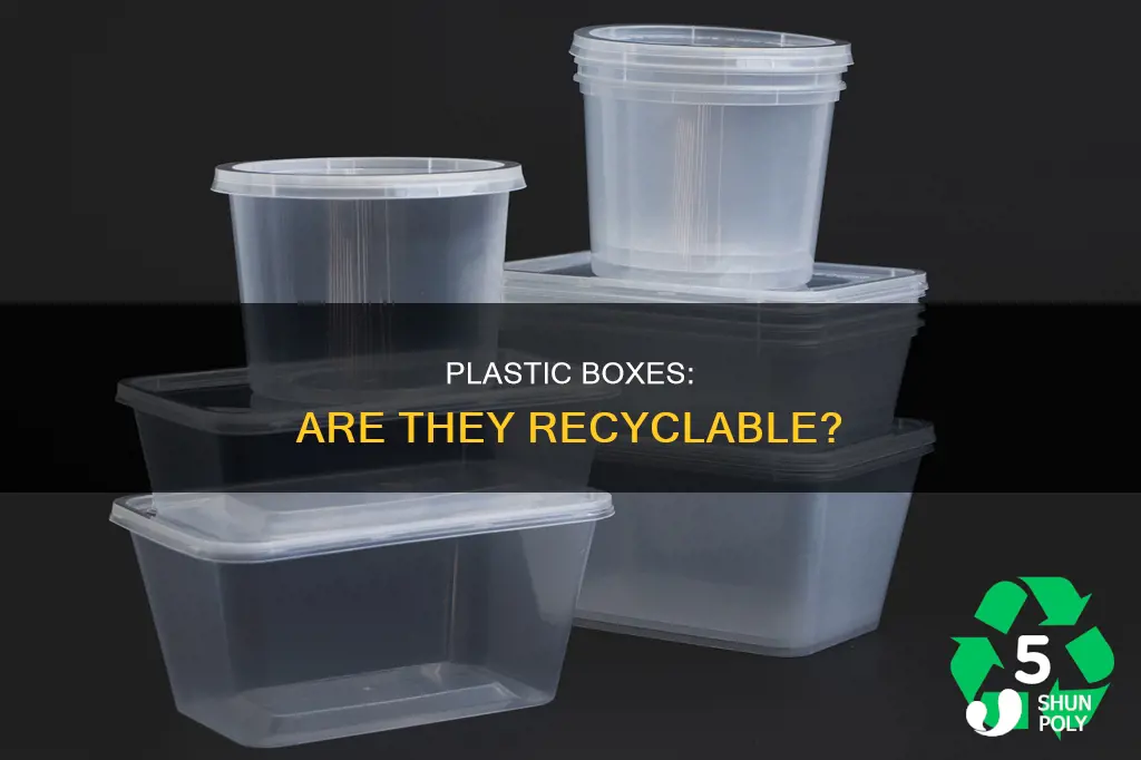 is plastic box recyclable