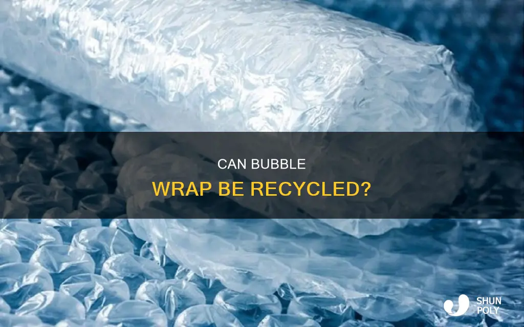 is plastic bubble rap recyclable