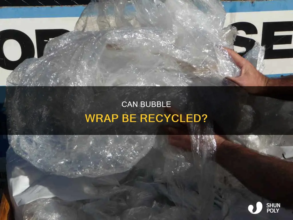 is plastic bubble wrap recyclable