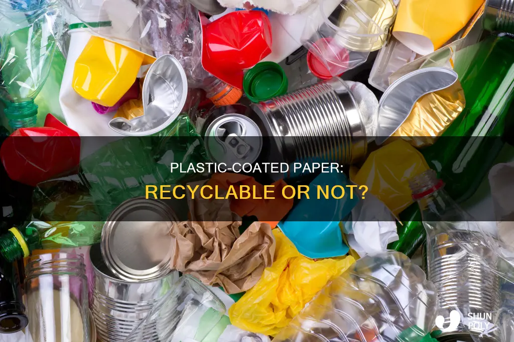 is plastic coated paper recyclable